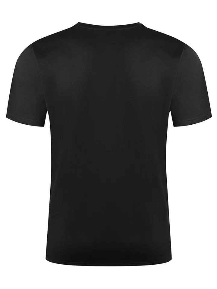 Lightweight Arabic Print Short Sleeve Men's Tee