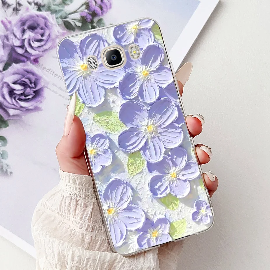 Luxury Painted Soft Silicone Phone Case - Elegant Design Cover