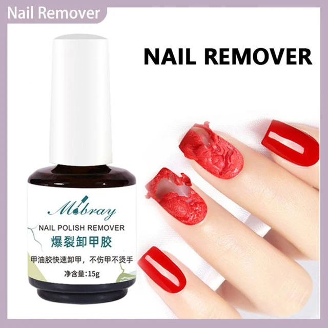 Burst Nail Glue Remover 15ml To Remove Nail Polish Glue With Nail Glue  Remover Remover Nail Gel Polish Fast - AliExpress