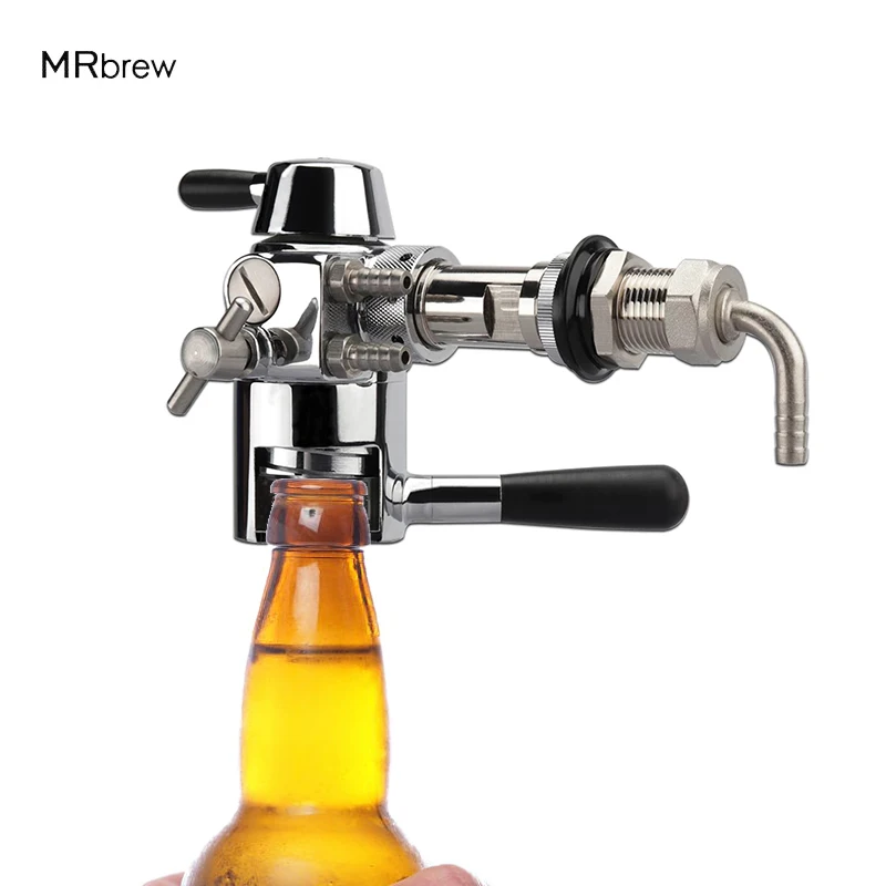 GlassPETSwingTopBeerBottleFillerNoFoamBeerTapFillingTool