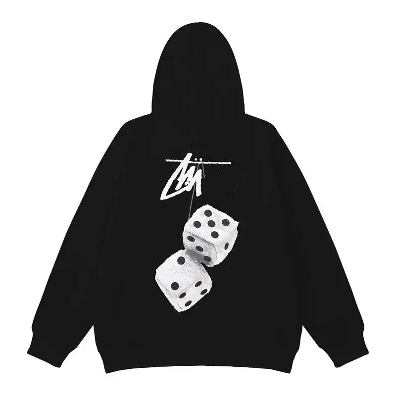 Japanese Trendy Brand Letter Printing Men's and Women's Pure Cotton Hoodie Trendy Fashion Outdoor Sports Crew Neck Sweater