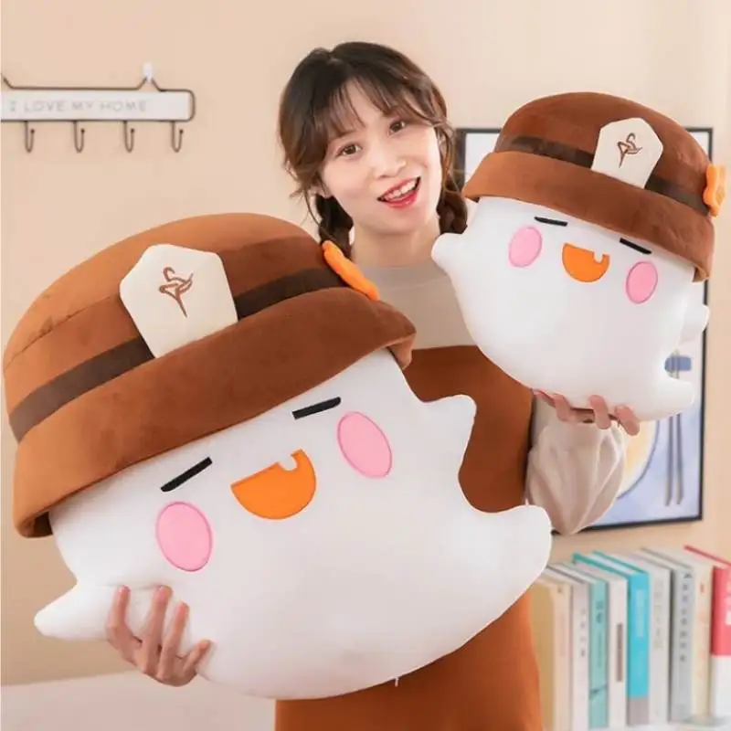 

Genshin Impact Hutao Ghost Plush Doll Game Anime KawaiiToy Throw Pillow Stuffed Plushie Doll Toy Birthday Xmas Gift Kids