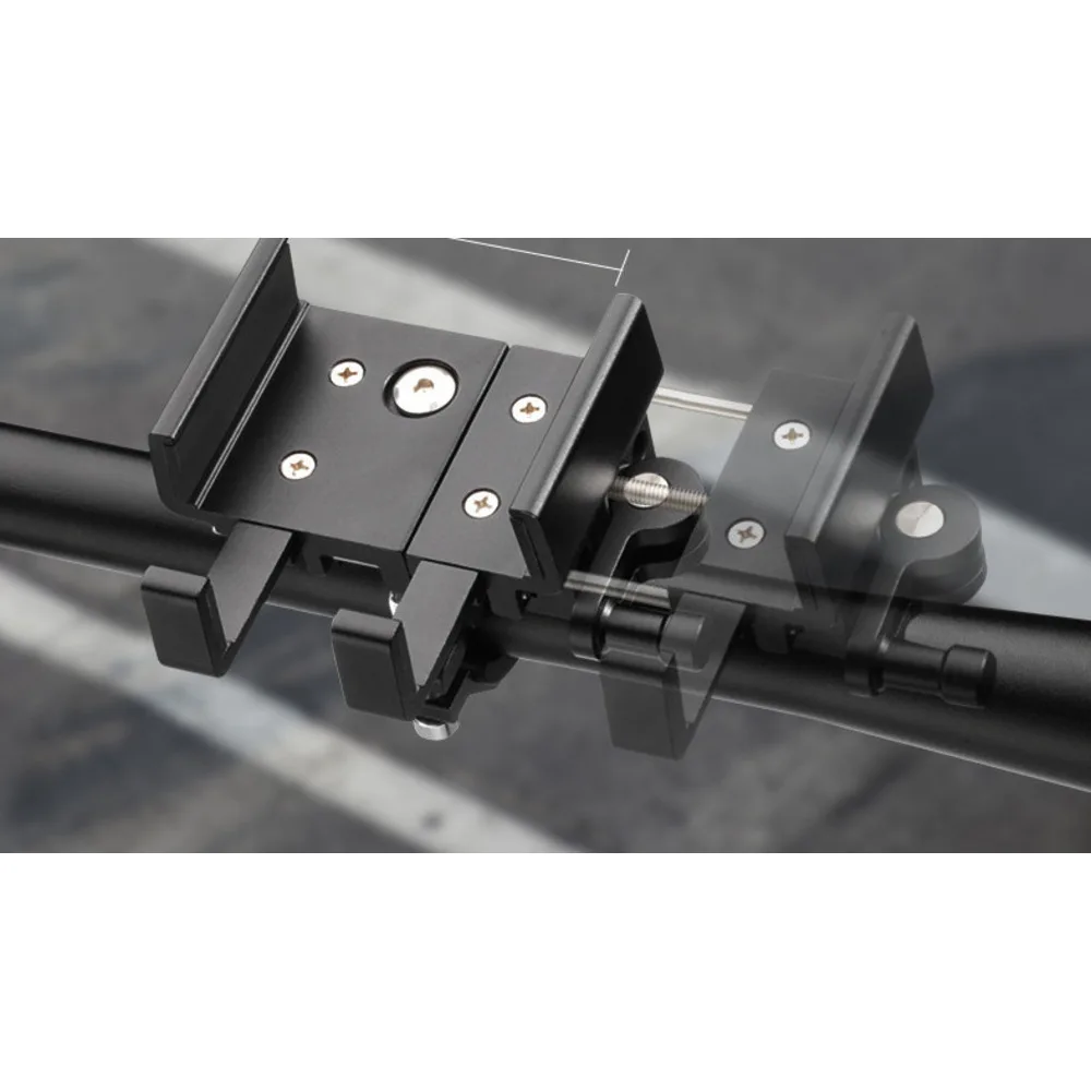 Mountain-alumiiniseoksesta joystick-tyylinen pidike, sähköpyöräilynavigointiin tarkoitettu liukumaton puhelimen pidike_voghion.com