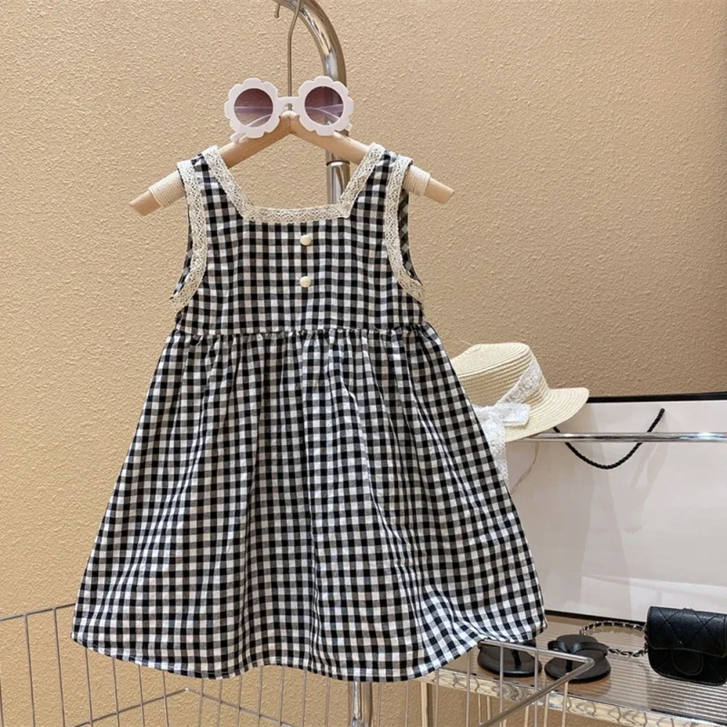 Berlin Plaid Dress for Girls 1-8 Y