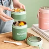Stainless Steel Vaccum Cup Soup Lunch Box Storage Warmer With Spoon Food Thermal Jar Insulated Soup Thermos Containers Cooler Stainless Steel Vaccum Cup Soup Lunch Box Storage Warmer With Spoon Food Thermal Jar Insulated Soup Thermos Containers Cooler