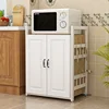 Nordic Simple Kitchen Cabinets Home Kitchen Furniture Storage Cabinet Multi-functional Microwave Kitchenware Storage Cabinets 1
