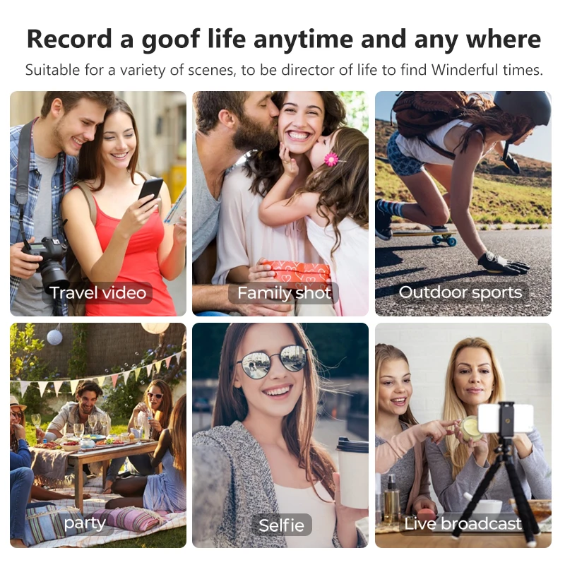 3-osiowy Gimbal ręczny stabilizator smartfonu telefonu komórkowego do kamera akcji telefon nagrywania wideo 6 3-osiowy Gimbal ręczny stabilizator smartfonu telefonu komórkowego do kamera akcji telefon nagrywania wideo 6