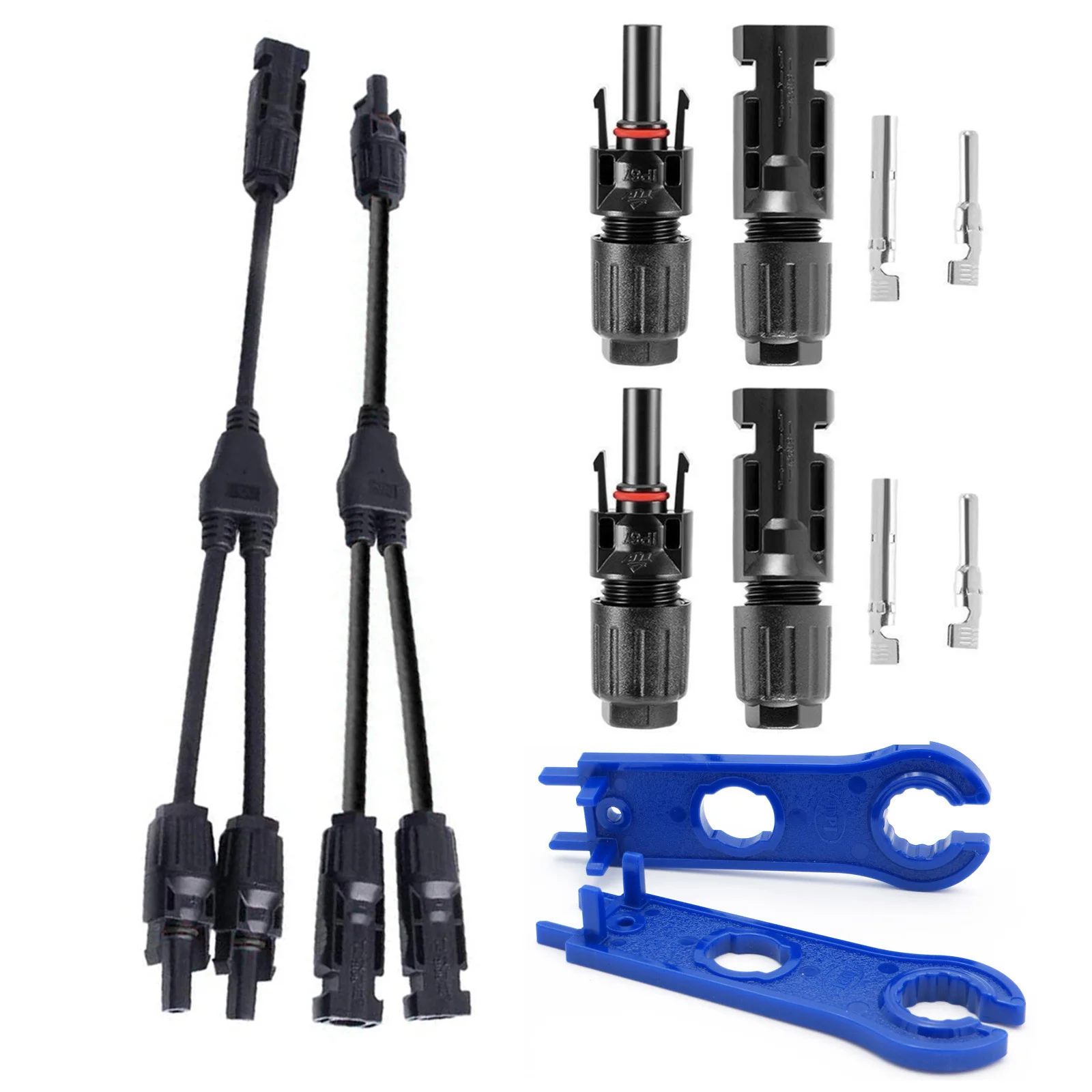 Solar Connector Solar Solar Plug Cable Connectors Y Splitter Solar