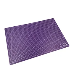 Introducing the Versatile Double - Sided Craft Cutting Mat - Perfect for Sewing, Carving, and DIY Projects in 6 Vibrant Colors (Purple)