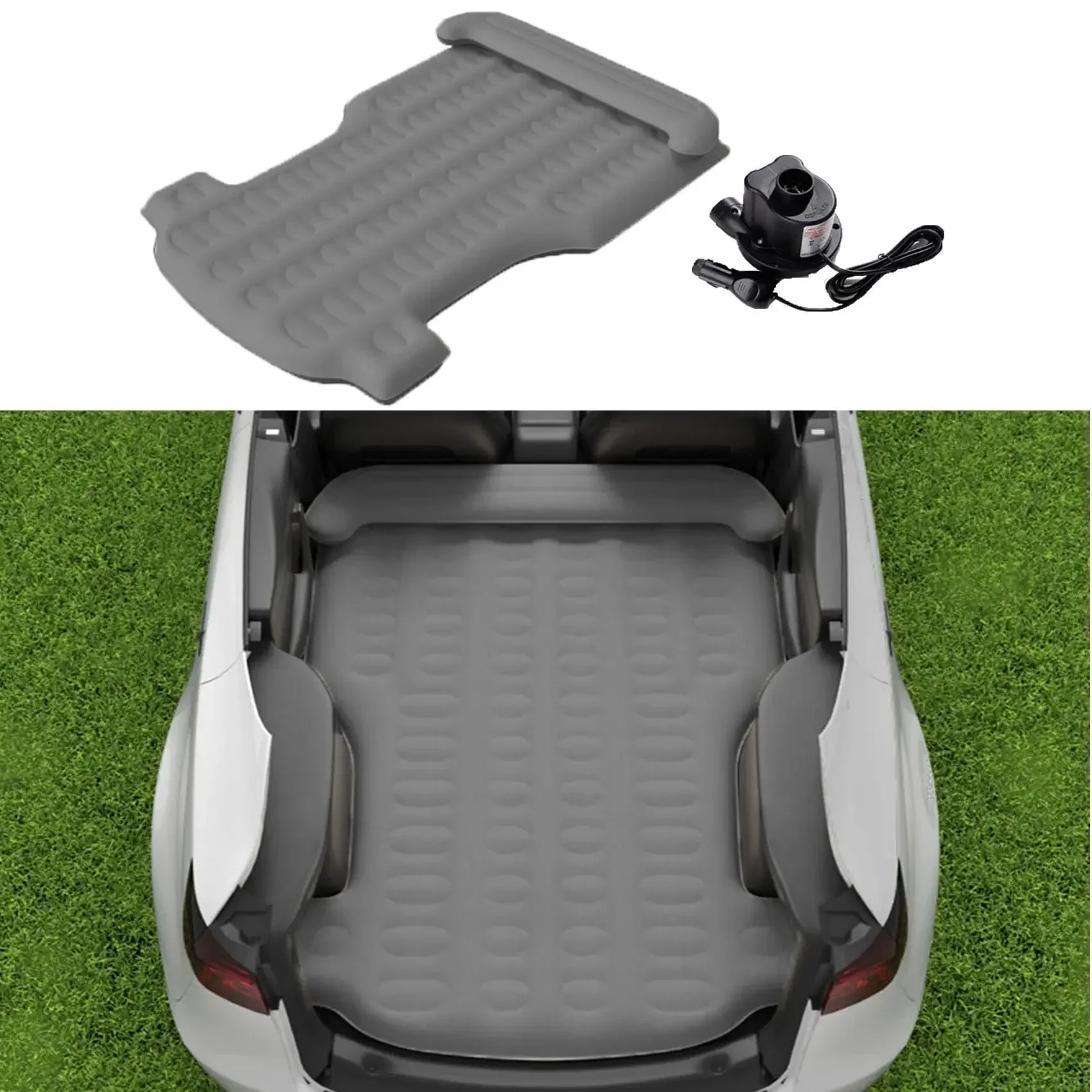 Inflatable Mattress Car Travel Self-Inflating Air Mattress Folding Camping Sleeping Air Bed With Pillow & Pump