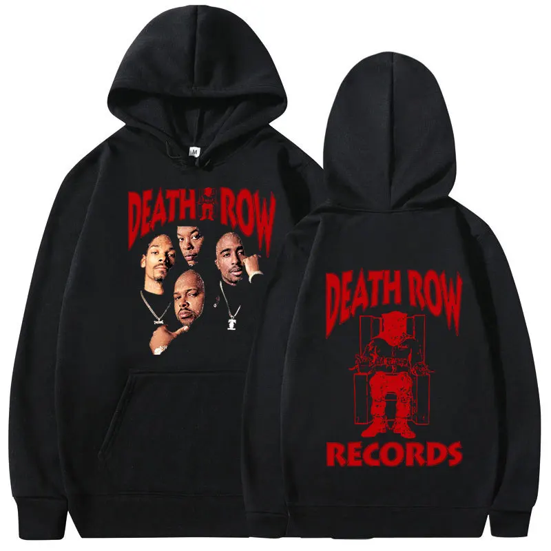 Толстовка с надписью «Death Row» для мужчин и женщин