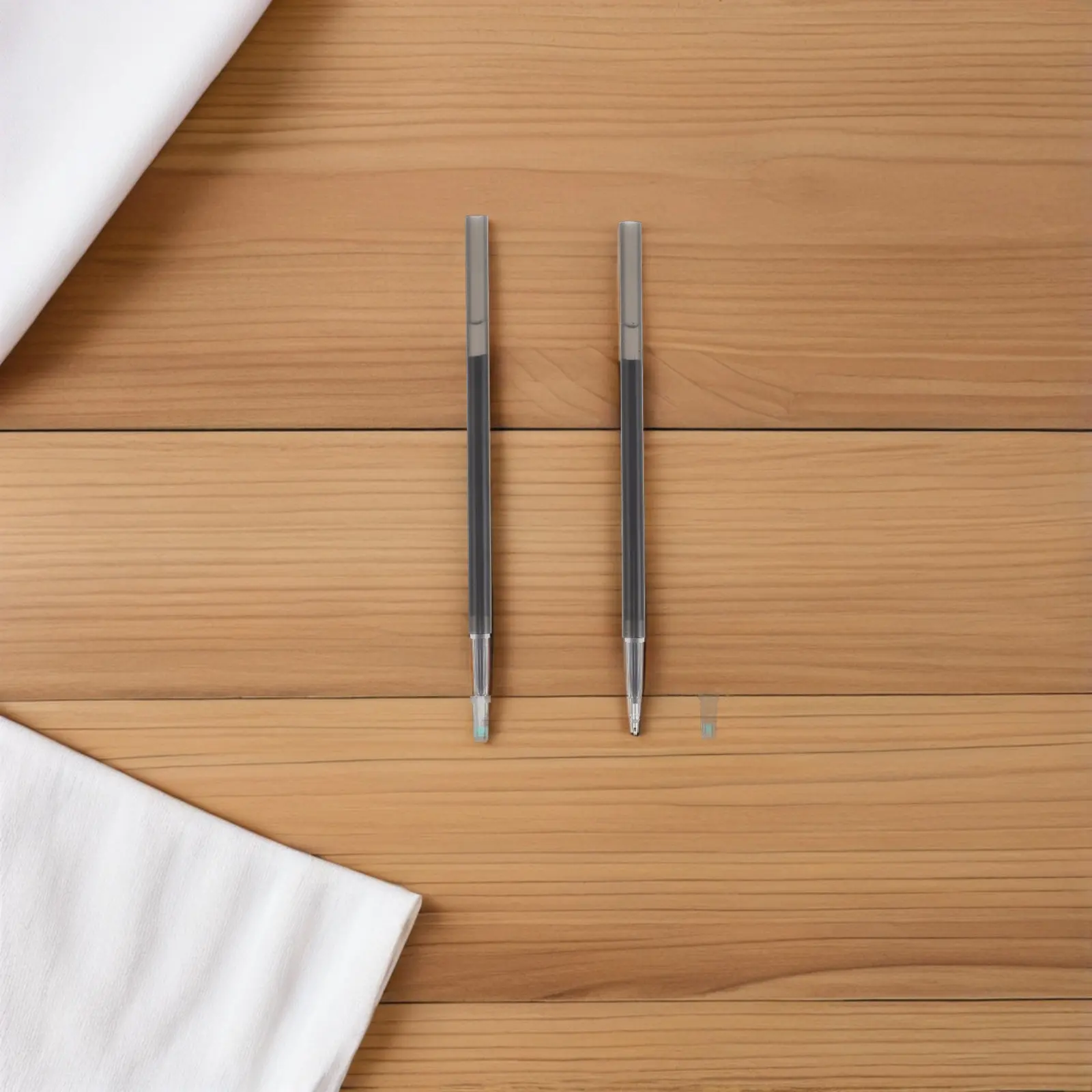 100Pcs 지울 수있는 펜 리필 세트 학생 학습을위한 0.5mm 부드러운 쓰기 열 잉크 효율적인 실수 수정 도구