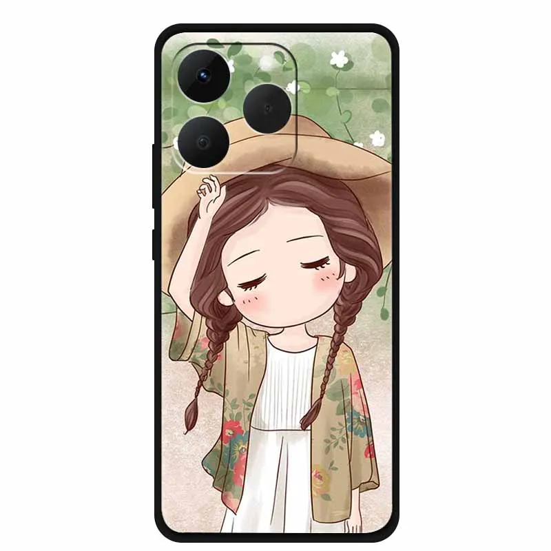 Sleek Black Silicone Phone Case - Soft TPU Protective Bumper Cover