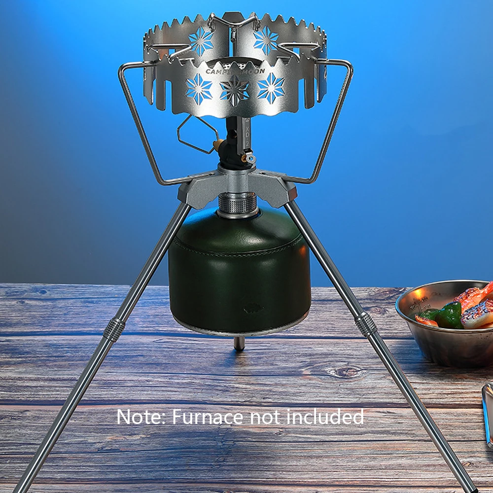 CAMPINGMOON Cylinder Adapter Aluminum Alloy Outdoor Gas Stove Adapter Camping Furnace Connector Camp Hiking Accessories camping gas stove camping stove gas refill adapter gas stove gas tank converter gas converter gas tank adapter gas adapter butane adapter camping stove accessories