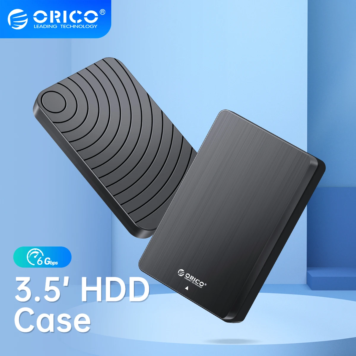 ORICO 3.5" HDD SATA to C External Hard Drive Case for 3.5 inch HDD Enclosure with 12V Power Adapter