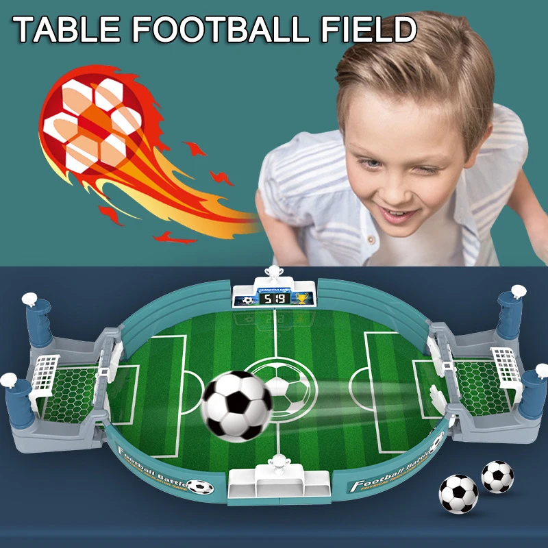 미니 테이블 스포츠 축구 축구 장난감 축구 보드 게임, 가족 파티 탁상 놀이 공, 어린이 소년 성인 보드 게임 선물 