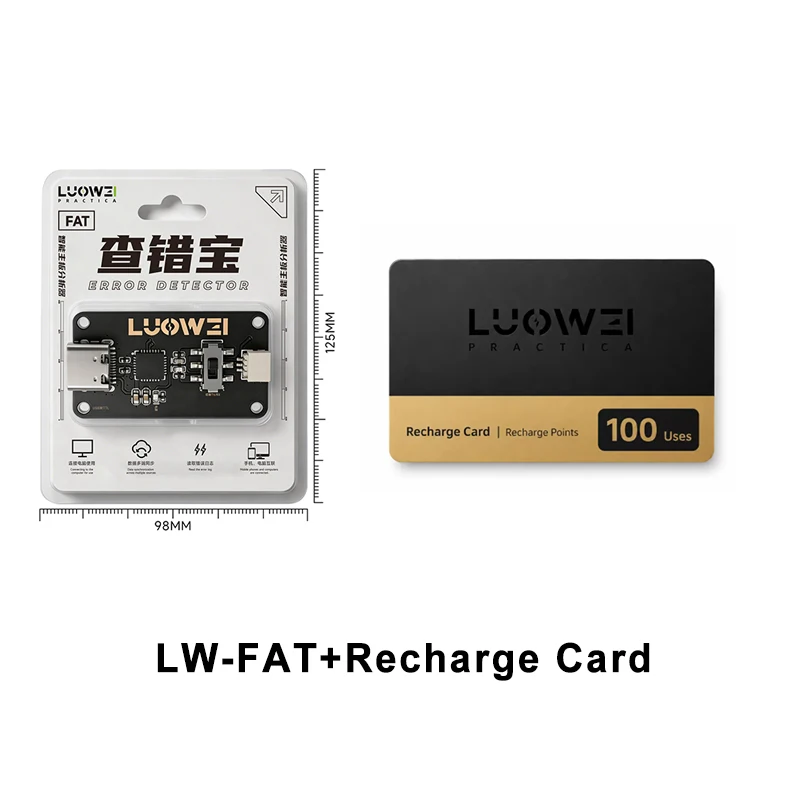 LUOWEI LW-FAT 오류 검사기 지능형 마더보드 분석기 안드로이드 폰 수리 진단 키트 도구