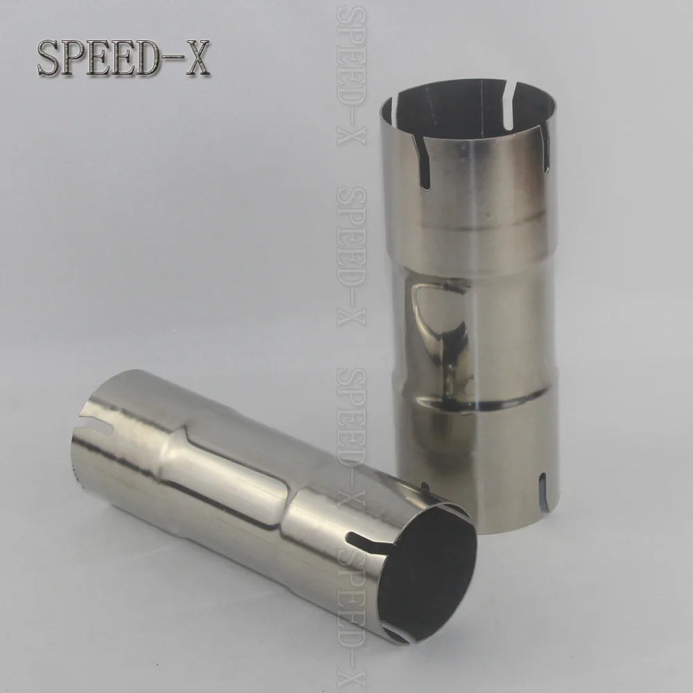 304 stainless steel 51/63/70/76 mm nozzle clamp type round pipe 200 mm total length round pipe fitting