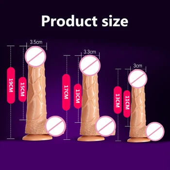 Huge Realistic Dildo Silicone Penis G-spot Dildo Suction Cup for Women Masturbation Lesbain Anal Sex Toys for Adults 18 6