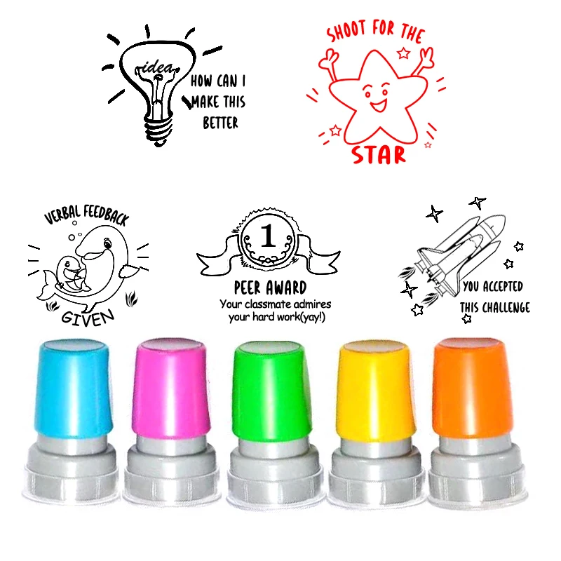 Smart Owl Tampon De Récompense Auto-encreur Personnalisable 19 Mm