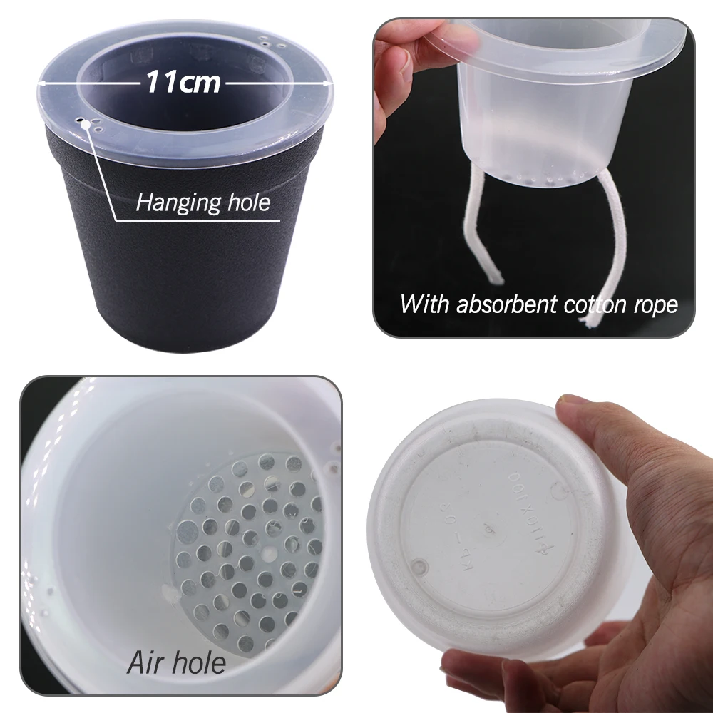 110mm Inner Cultivation Flower Pot Self-watering Nursery Pot Planting Basket Indoor Automatic Watering Planting Container