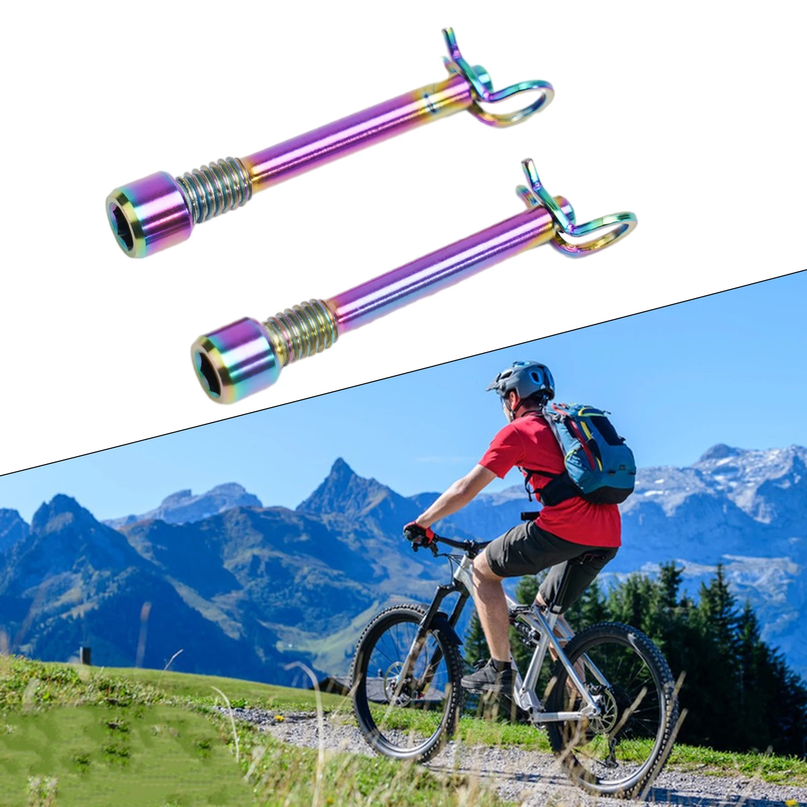 

M4x26 Bicycle Hydraulic Disc Brake Pad Bolt Cycling Accessories Alloy Pin Insert Caliper Screw 12*7*2cm