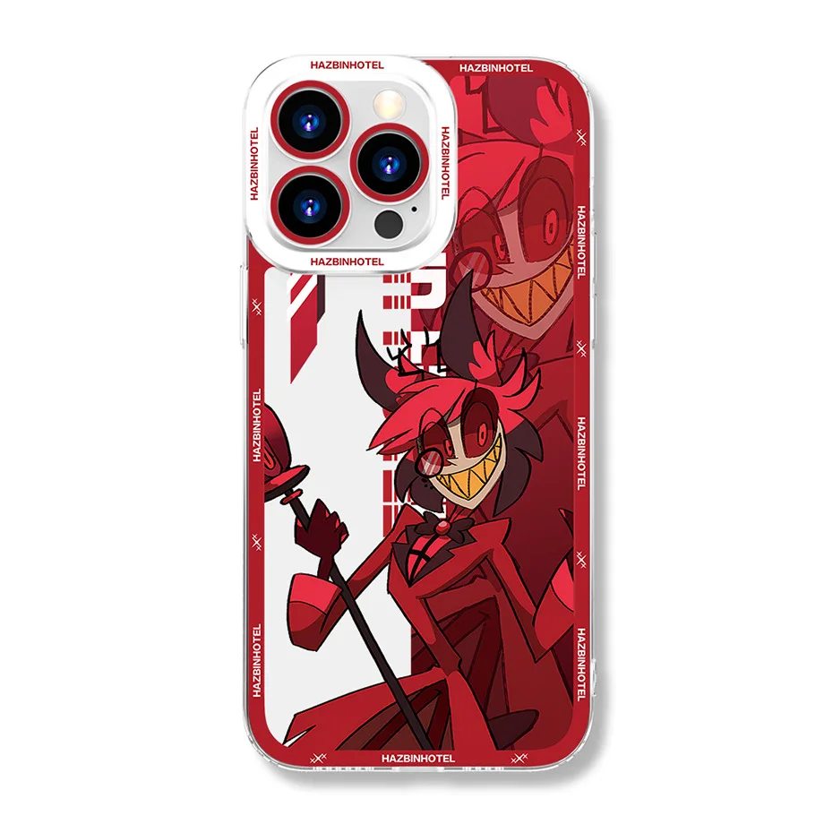 Cartoon Hazbis Hotels Clear Phone Case