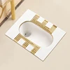 *European Style Golden Squatting Toilet, Squatting Pit Type Flush Tank, Complete Set Of Toilet, Squatting Toilet 6