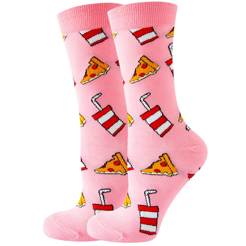 High-Quality Kawaii Cartoon Animal & Fruit Trendy Women's Socks - Harajuku Happy Collection
