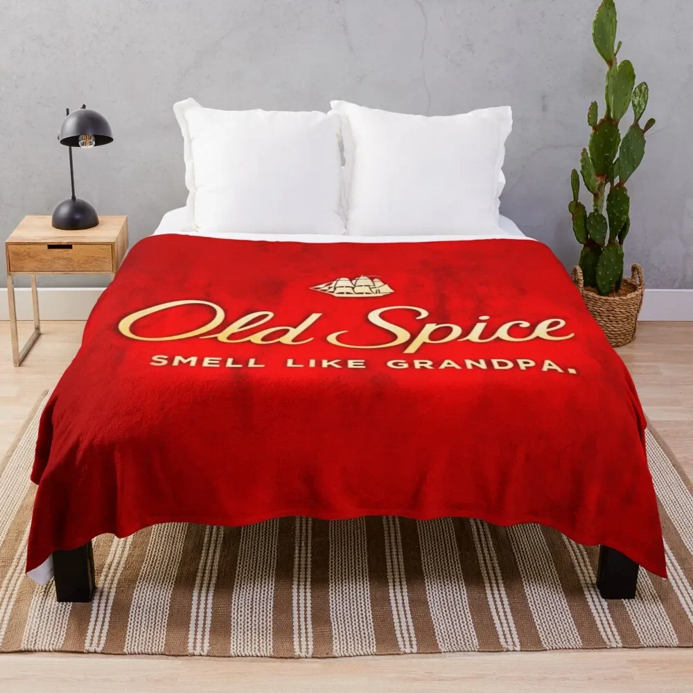 Old Spice Throw Coperta Summer Decoratives Copriletto Lenzuola Coperte