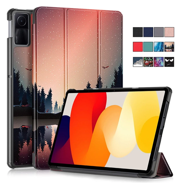 Tablet Case For Redmi Pad SE Case Coque Painted Leather Hard Smart Cover  For Funda Xiaomi Redmi Pad Se 11 inch 2023 Case Capa - AliExpress