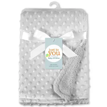 Baby Thermal Fleece Swaddle Blanket 1