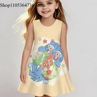 Robe sans manches Kpop « Demon Hunter » printemps/été - Robe mignonne et ludique pour la plage et les activités de plein air pour filles, tendance 3