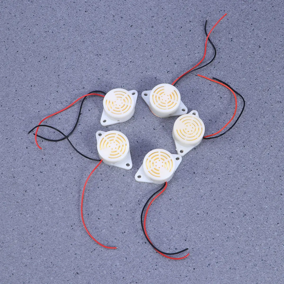 5Pcs 알람 부저 산업용 -24V 전자형 소형 사운드 부저 90Db 저전력 소비 고음량 비퍼