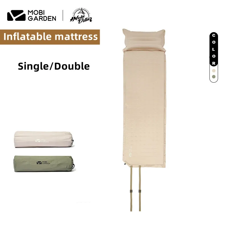 Mobi Garden Sleeping Pad Camping Mat Outdoor Tent Automatic Inflatable