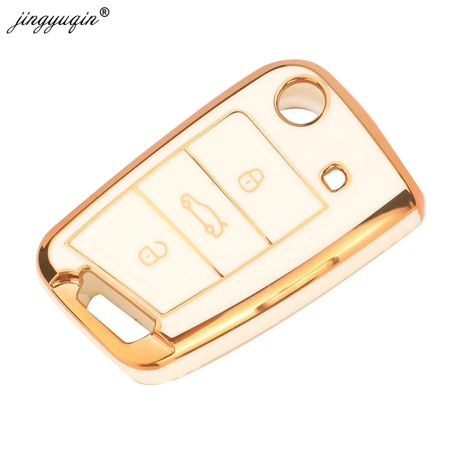 Premium TPU Car Flip Key Case Cover by Jingyuqin