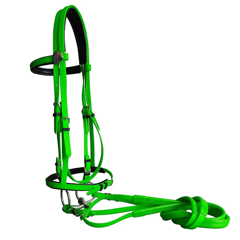 Horse Riding Equipment Durable Horse Head Collar Halter Horse Riding Bridle PVC Horse Racing Equestrian Equipment Horse Halters 3