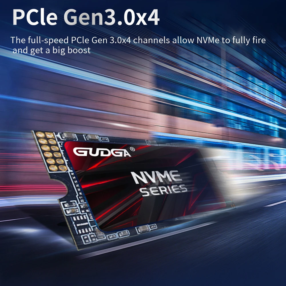 GUDGA M.2 NVMe PCIe 3.0 X4 SSD 1TB 512GB 256GB 128GB SSD M.2 2242 Hard Drive Disk Internal Solid State Drive For Desktop Laptop