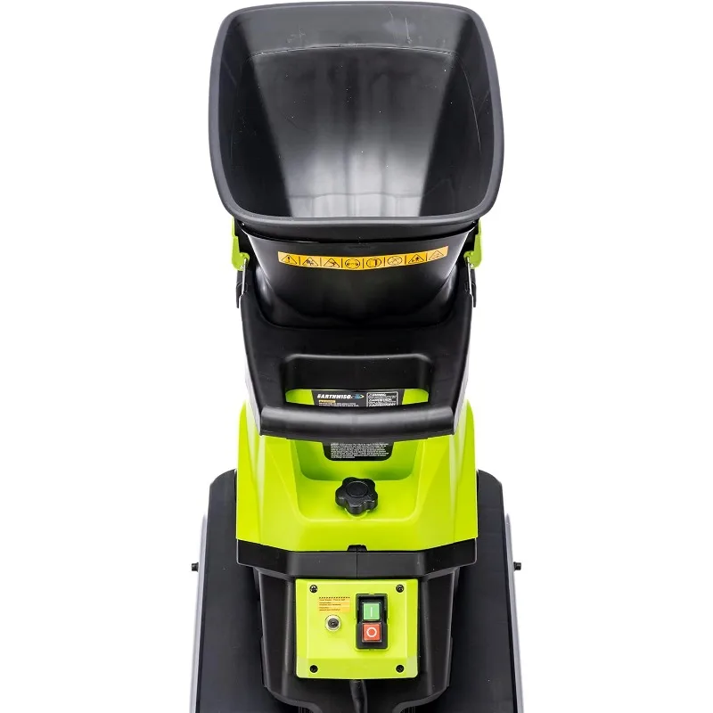 Earthwise GS70015 15-Amp Garden Corded Electric Chipper, Collection Bin