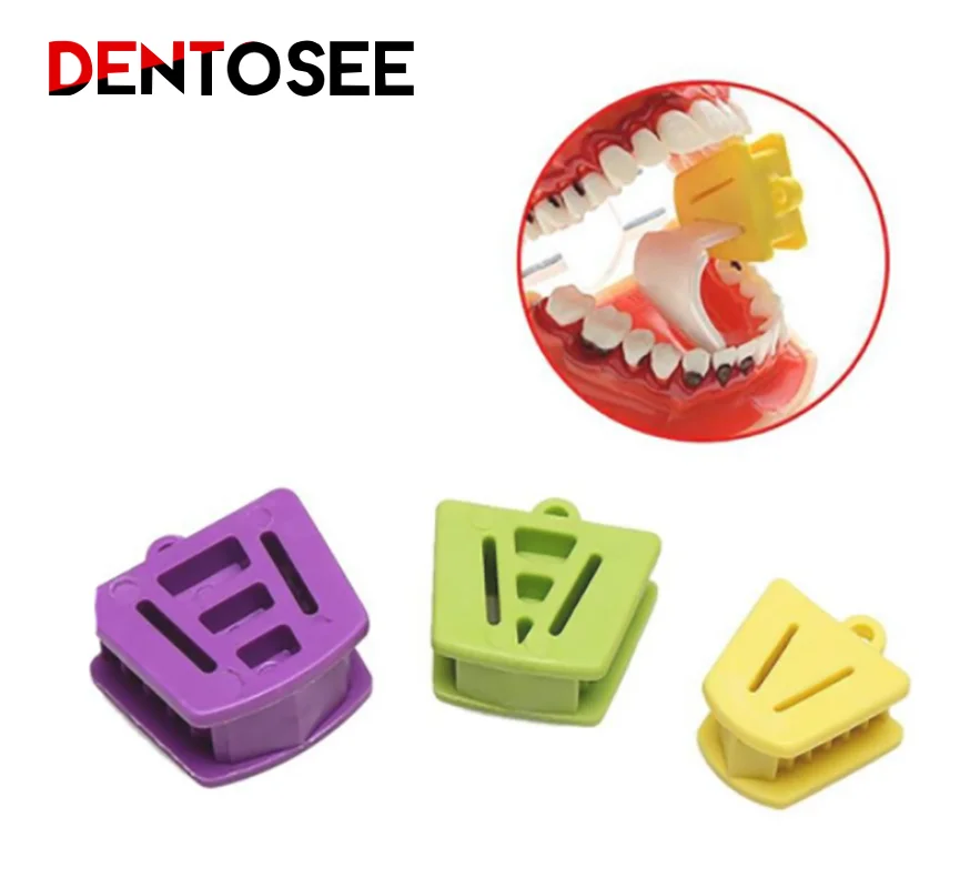 3pcs/lot Dental Occlusal Pad Teeth Prop Bite Rubber Opener Retractor