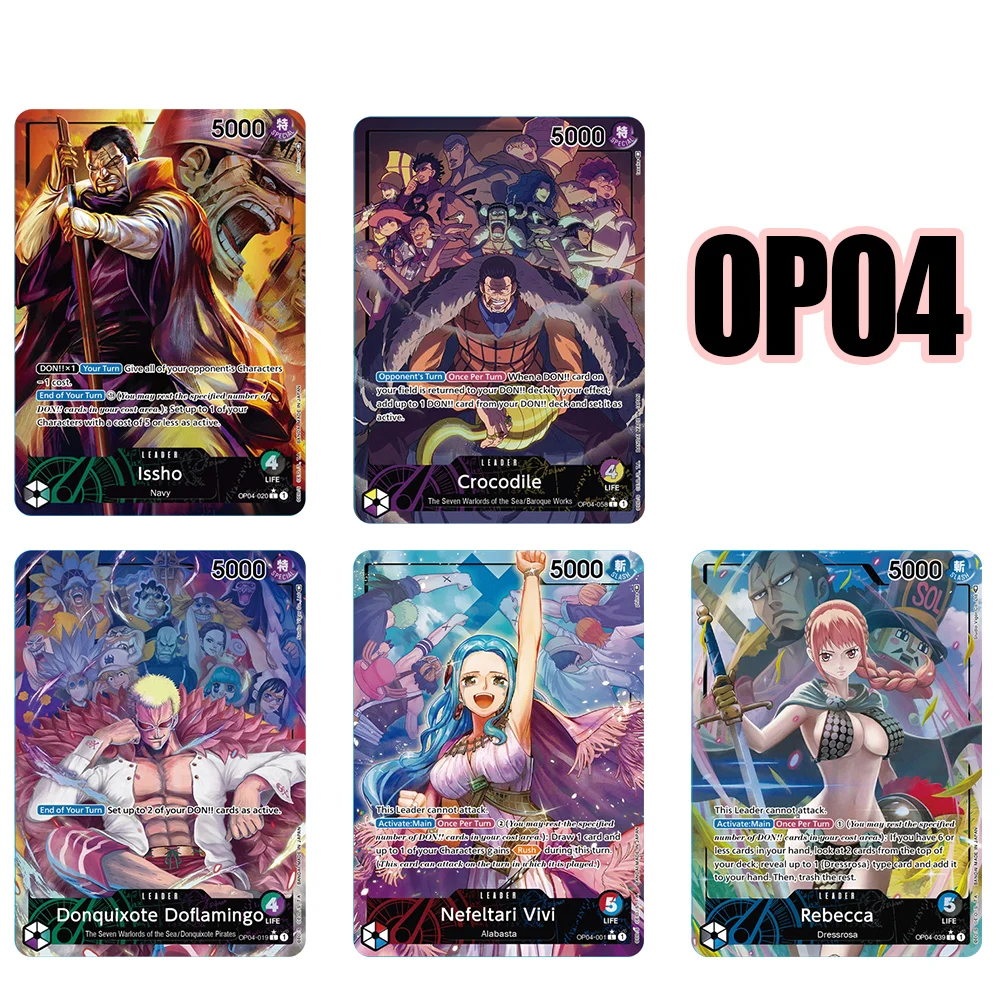 55PCS OTCG Leader Set 1 Anime ONE PIECE Proxy Cards Luffy Zoro