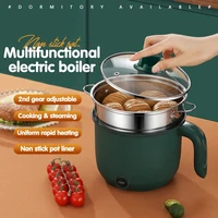 1.5L Capacity Mini Home Cooking Pot Multifunctional Rice Cooker Non Stick Pan Safety Material Potable Stockpot Utility Electrice 1