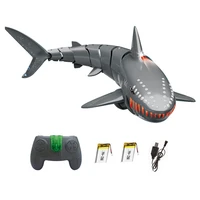 RC Lighted Shark Toy, 2.4G Wireless For Kids, Pool Water Boat Toy Includes 2 Batteries 1