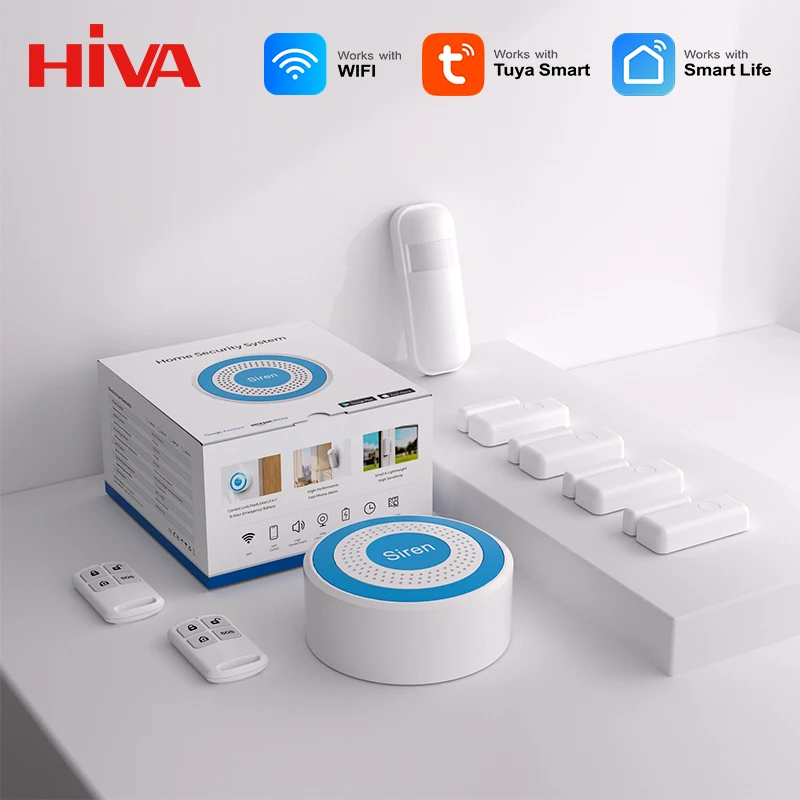 Smart Home Alarm System Works with Tuya Smart Life App Home