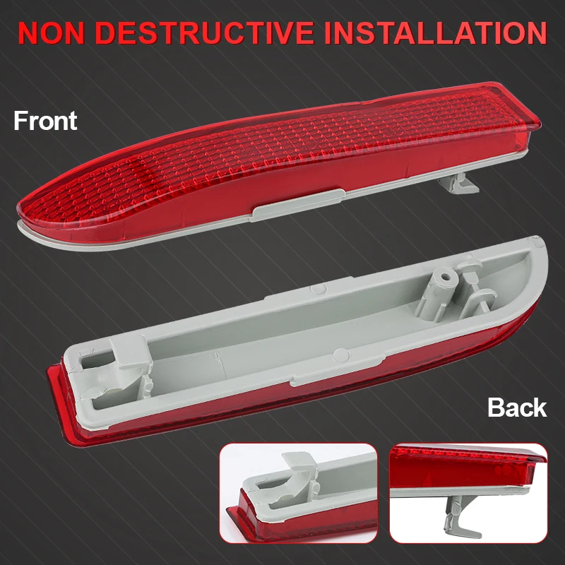 Par De Reflectores Traseras Para Toyota Rav4 2009-2012 Rojo | Envío Gratis