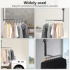 Folding Clothes Drying Rack Aluminium Alloy 12 Holes Wall Mounted Suction Cup Clothes Rack Laundry Hanger for Balcony Bathroom 6