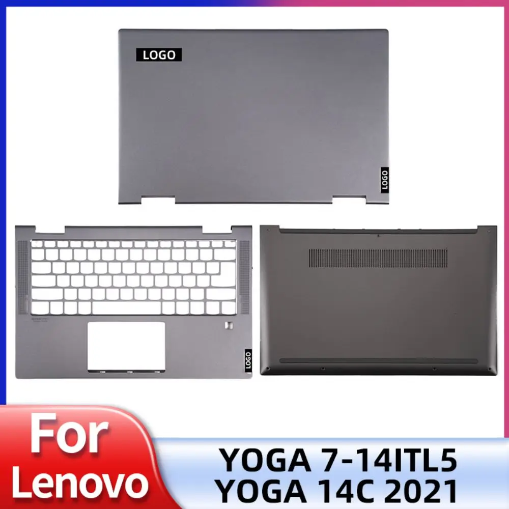 Replacement LCD Back Cover Rear Lid For Lenovo Yoga 7-14ITL5 82BH Laptop - Gray, Part #5CB1A08845 12 thumbnail image
