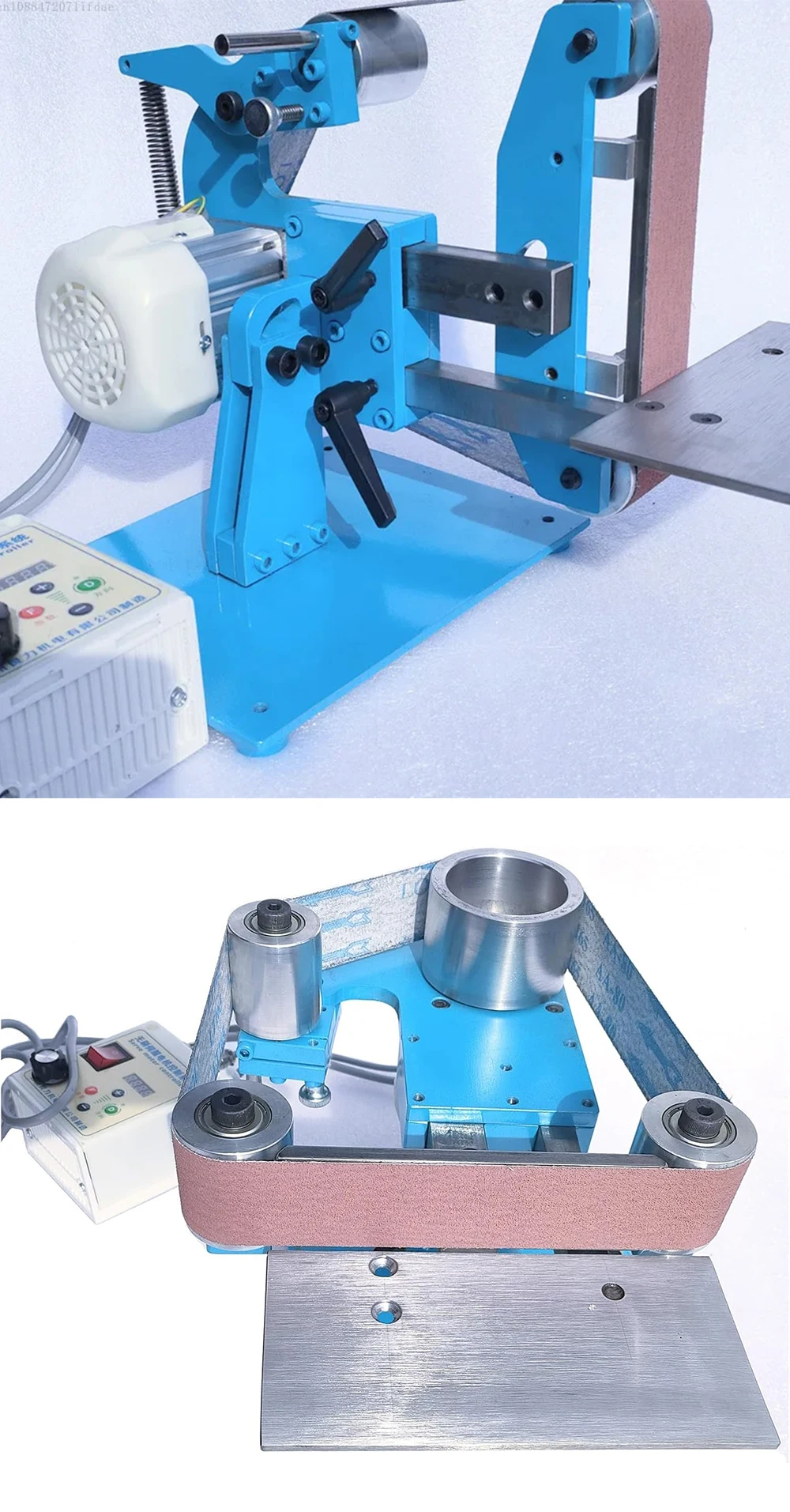 915 Dual-Use Belt Sander 220V Home Mini Vertical/Horizontal Sanding Machine All