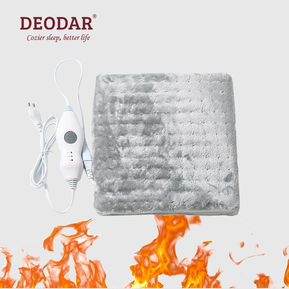 Heat Blanket Electric Flannel Electric Heated Throw Blanket Heated