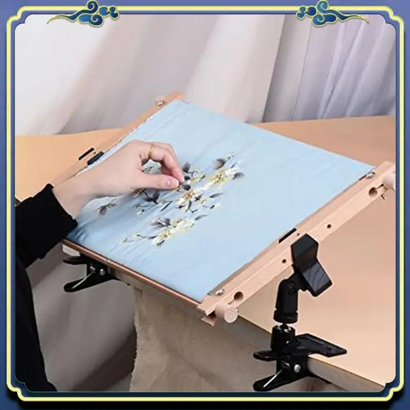 Latest Embroidery Hoop Clip, 360&deg; Swivel Adjustable Table Clip, Crossstitch Clip Opening Up To 4.03 Cm, For Needle Sewing